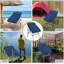 Chaise de camping pliante robuste, capacité de 300 lb, siège courbé avec sac de transport