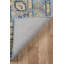 Tapis bleu en laine touffeté à la main Adrien-31334884