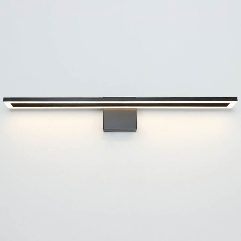 Changanbi 1-Light Dimmable Modern LED Vanity Light Black Bath Bar, 4.7" H x 32" W x 5.1" D