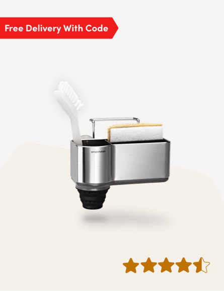 Sink Caddy, Brushed Stainless Steel