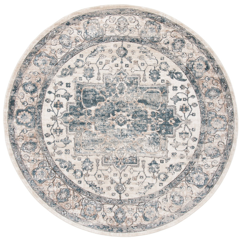 Joren 800 Performance Oriental Rug, Round 8'