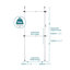 Isak Single Telescopic Clothes Rack Wardrobe Organiser Hanging Rail Adjustable Storage-358358222
