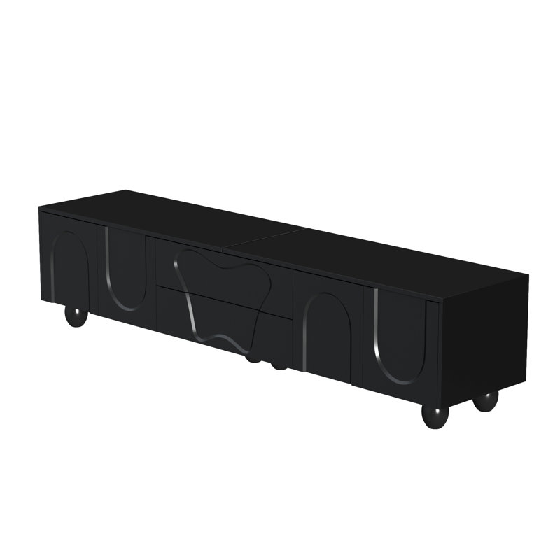 TV Stand for TVs up to 75", Black