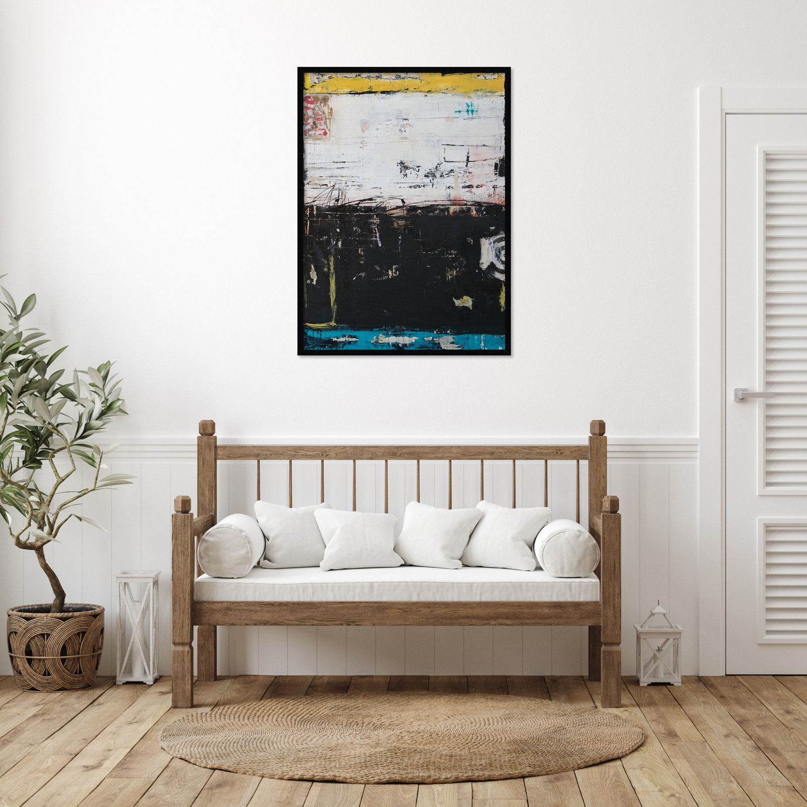 Down and Dirty Print by Erin Ashley, 41" H x 31" W, Black