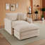 Chenille Sofa Set with Versatile Modular Ottoman-1739525643