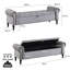 66.9'' Tufted Upholstered Storage Bench-1532192242