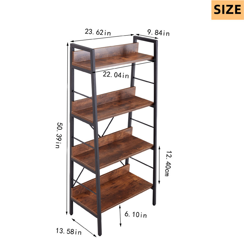 17 Stories Nixaliz 23.62'' W Metal Storage Rack | Wayfair