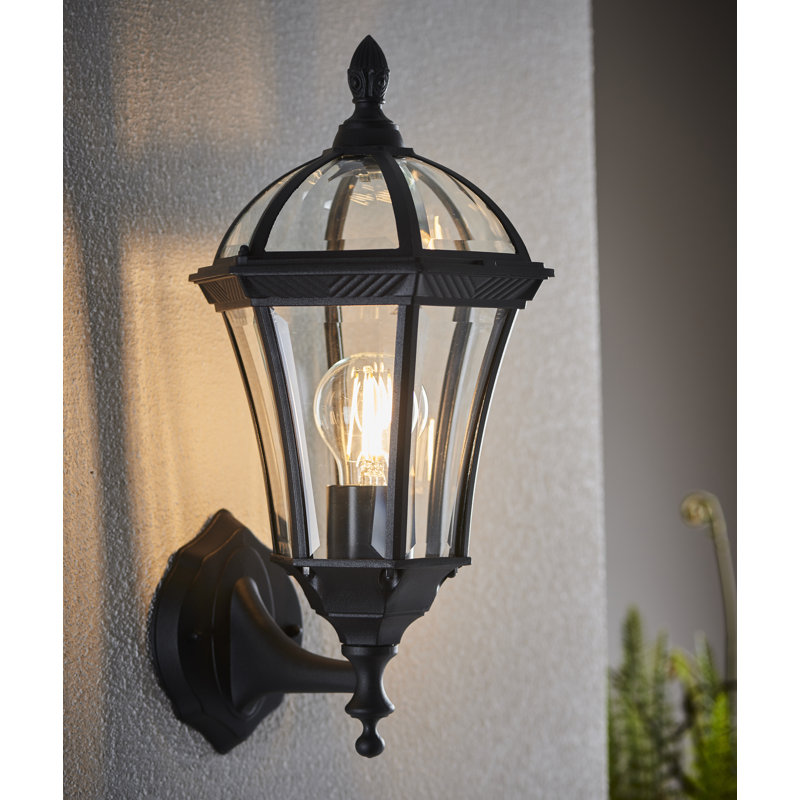Beijing Black 41cm H Outdoor Wall Lantern