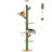 Floor To Ceiling Adjustable Height Cat Tree, 5 Levels Cactus Cat Tower With Cat Perch & Replaceable Hammock
