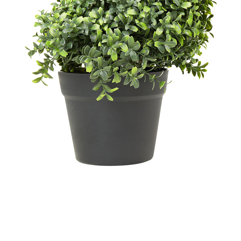 Faux Tree in Plastic / Acrylic Planter, 98cm H x 30cm W x 30cm D