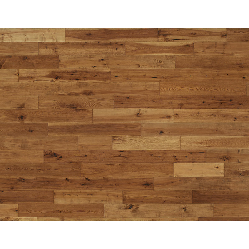 Plancher de bois franc d'ingénierie Triumph Oak / Maple / Hickory 9/16 po x 7 po, Cuivre