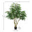 Arbre de saule artificiel 7 pi, plante de verdure artificielle d'intérieur pour la maison, un appartement ou une décoration de bureau, 1pc / ensemble
