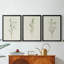 Olive Leaves I - Toile tendue avec châssis sur mesure - 3 pièces-1608105437-1608105432