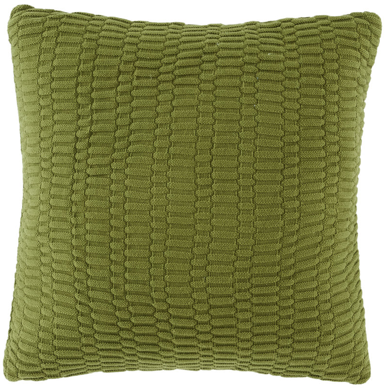 Coussin Mari 18 x 18, Vert mousse