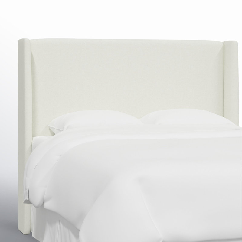 Bellfield Upholstered Headboard, King, Classic Black Performance Velvet