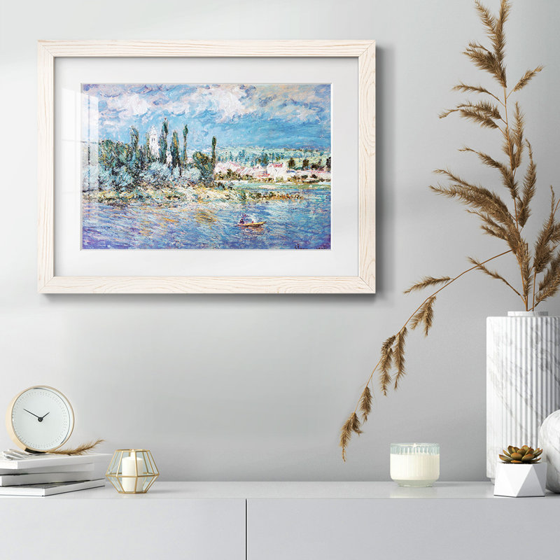 Paysage avec orage, Blanc, H 22 po x l 32 po x P 1,5 po