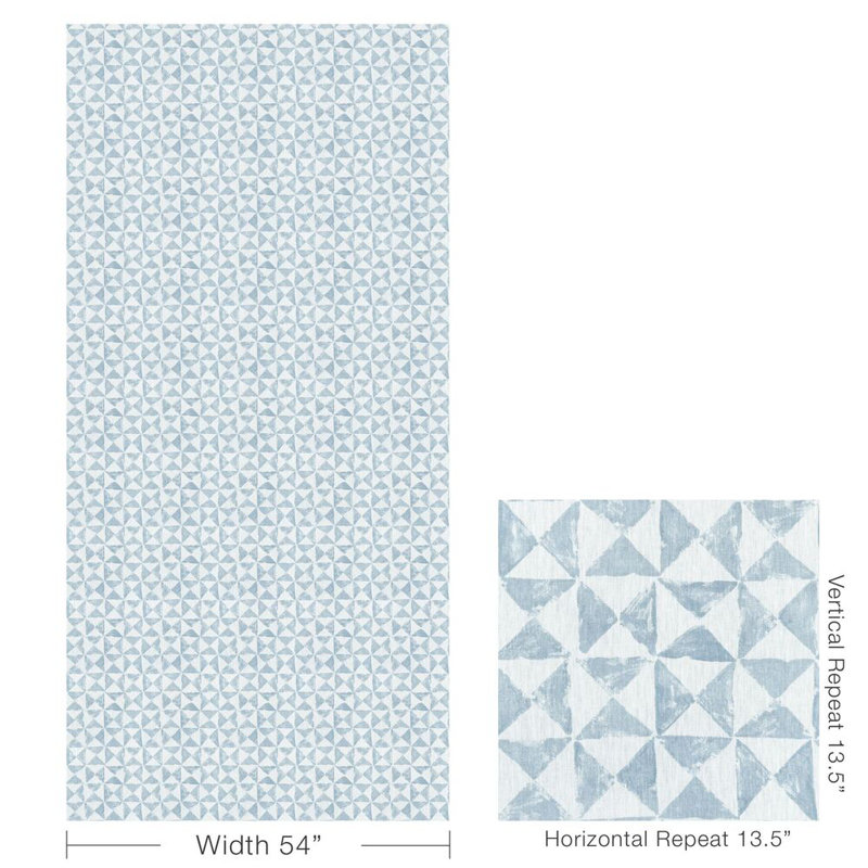 Triquad Fabric, Chambray