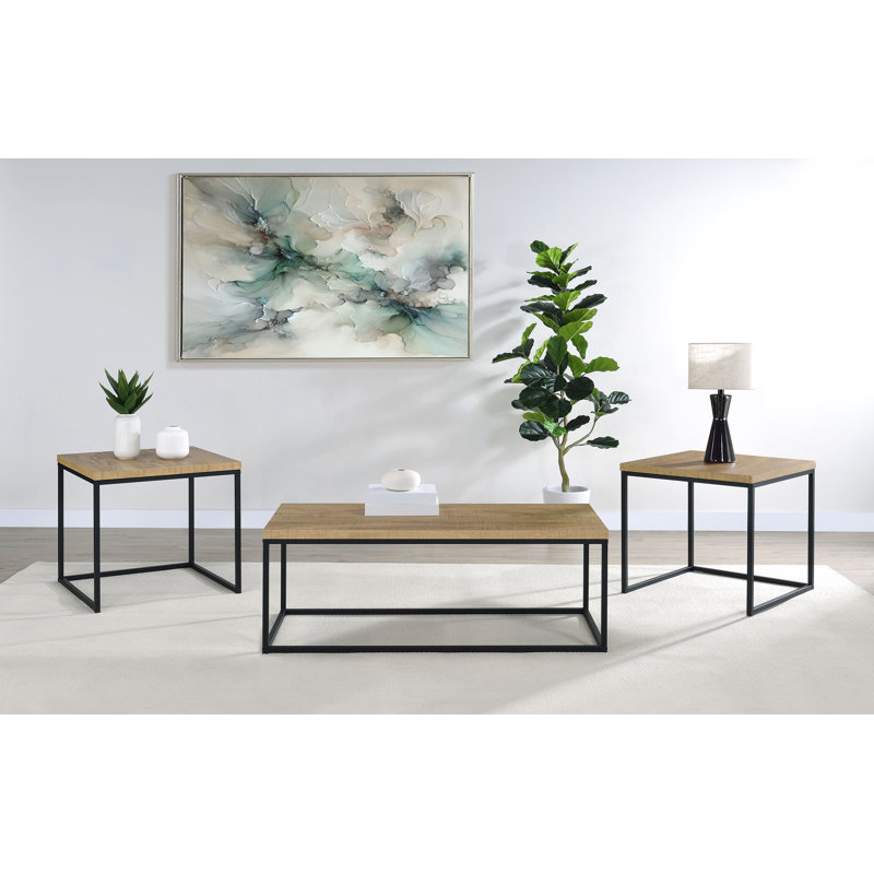 Ensemble de tables basses 3 pièces Straden
