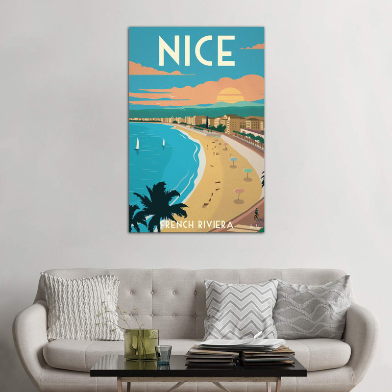 Nice - Wrapped Canvas Print, 152.5 cm H x 101.5 cm W
