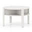 Table basse 29,5 po à 2 niveaux avec 4 tablettes de rangement et plateau en faux bois-979910201