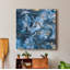 « Doré Indigo I », reproduction d’art sur toile tendue-248598108