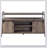 Rashawn TV Stand , Rustic Oak & Black Finish LV00152
