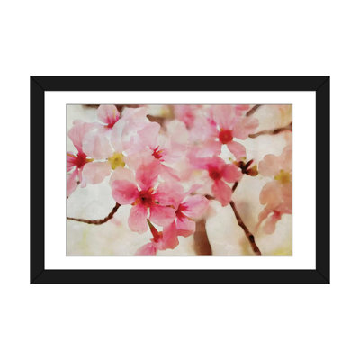 « cerise fleurs ii » par irena orlov, reproduction de photo sur toile tendue