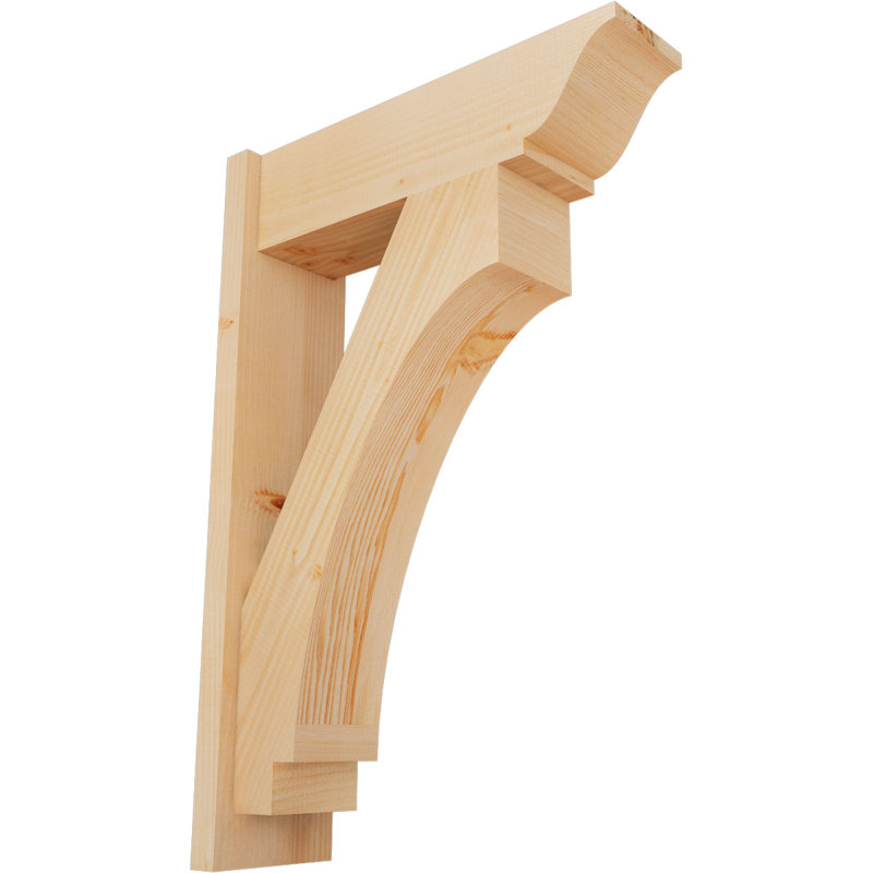 Persienne impériale traditionnelle, P 24 po x H 36 po, Sapin Douglas de 7 1/2 po (lisse)