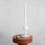 Bougeoir de table en verre