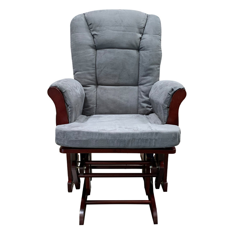 Fauteuil oscillant et repose-pieds