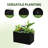 10" H x 16" W Outdoor/Indoor Rectangle Planter Box Metal Garden Bed Planter with Drainage Holes for Patio Lawn-1132969223-1132969234