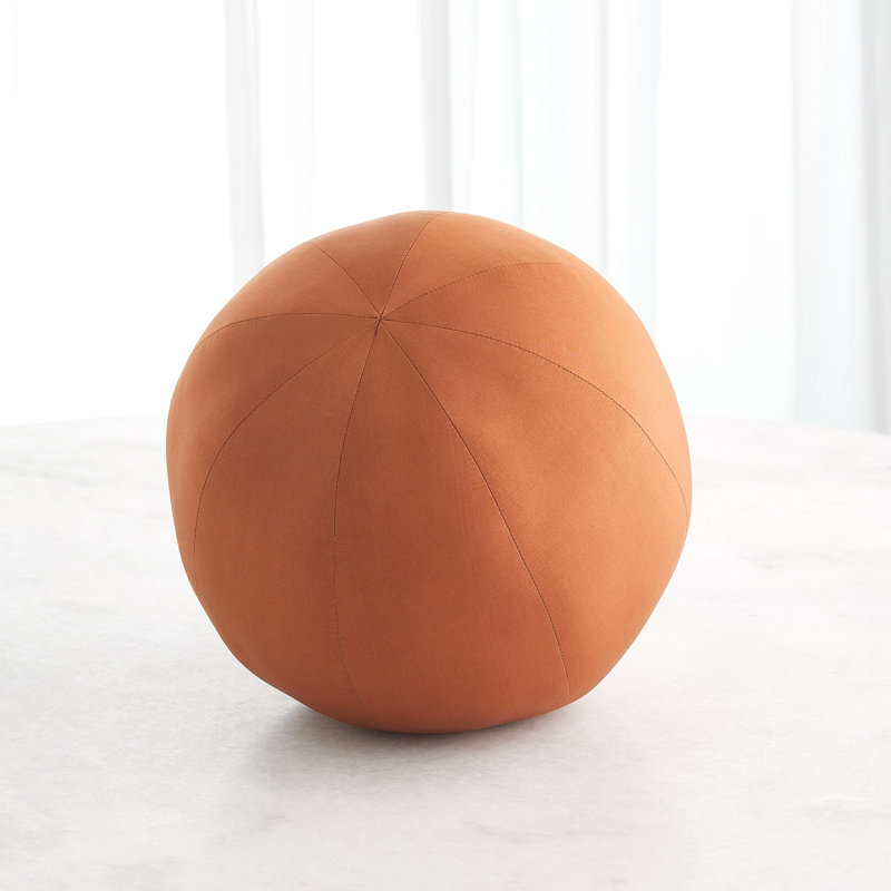 Coussin Ronde - Poussière , Brun