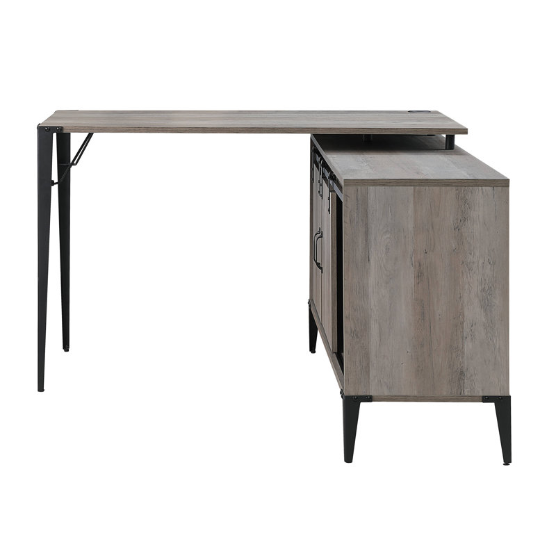 Bureau d'écriture Zakwani, Gris / Noir