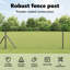 Fence Posts 12 Pcs Powder-Coated Steel-1753987493-1753982556