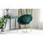 Chaise d'appoint en velours matelassée moderne-61912768