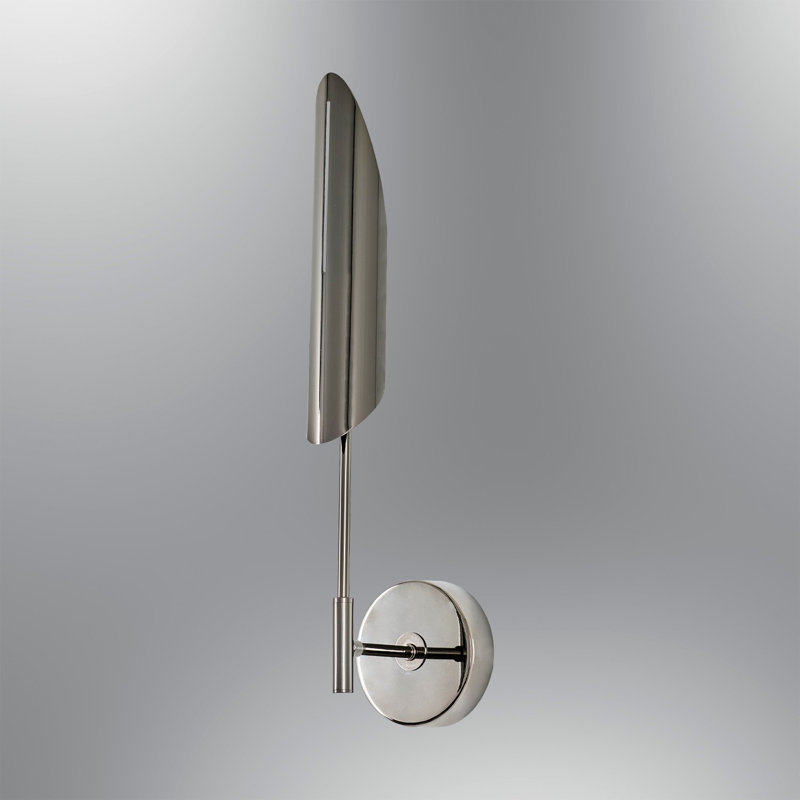 Applique à bras en métal, Argent