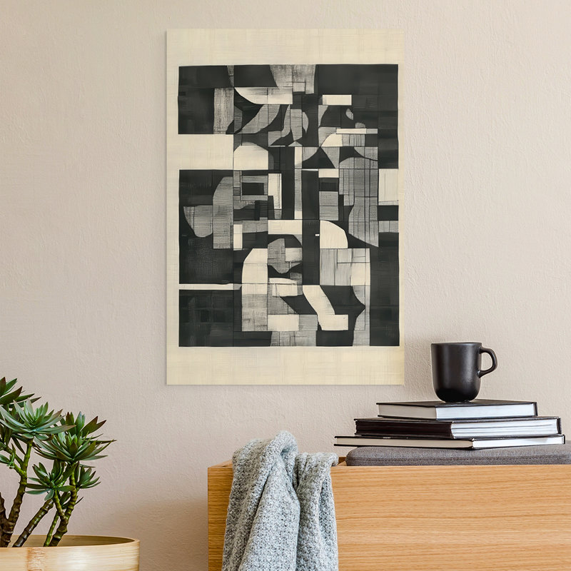 Série ABSTRACT DCCCLXV III - Impression sur toile seulement - NON-CADRE, H 18 po x l 12 po