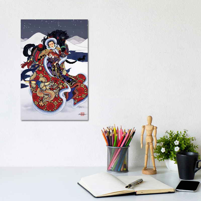 Timeless Devotion - Painting on Canvas, Wrapped Canvas, 20.32 cm H x 30.48 cm W