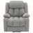 Beca Grey Upholstered Power Lift Recliner-281344174