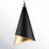 Craney 1 - Light Black/Gold LED Single Pendant