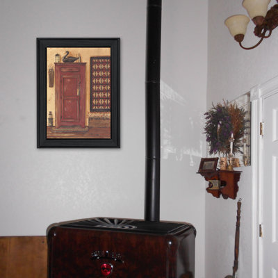 Old Red Pie Safe - impression encadrée