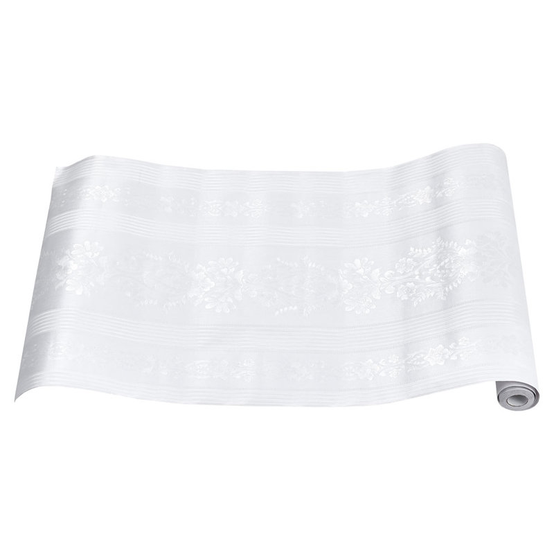 Retro Flower Textured PVC Wallpaper Roll