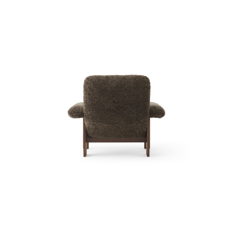 Brasilia Lounge Chair, Sheepskin Root, Walnut