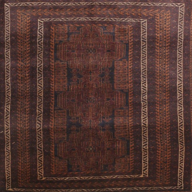 Oriental Indoor Rug, Square 3'
