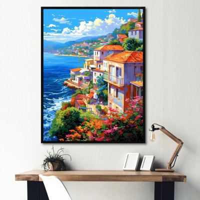 «Beautiful Coastline In France II», reproduction sur toile