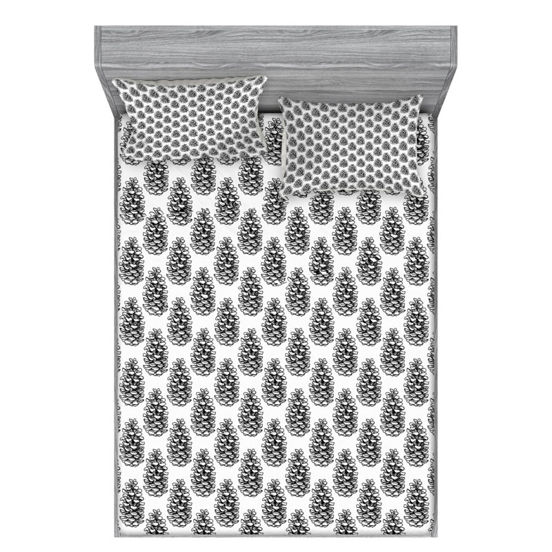 Microfiber Sheet Set, Full Sheet Set with Fitted Sheet