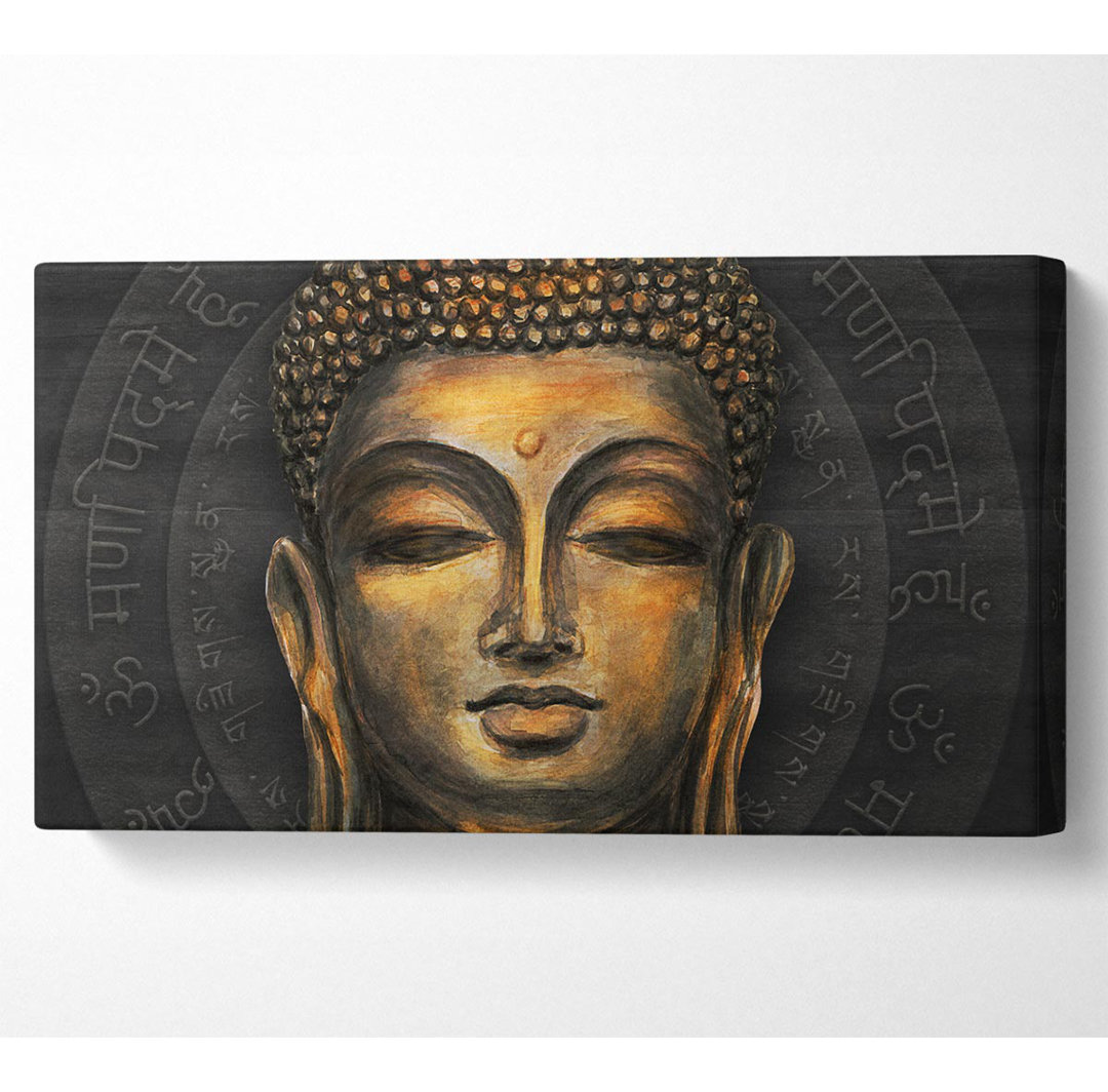 Serenity Buddha Wide - Leinwand Wrapped Canvas Kunstdrucke