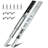 1 Pair | Soft Close Drawer Slides 22 Inch, Heavy Duty Cabinet Drawer Slides Replacement - Ball Bearing Full Extension, 200 LB Capacity, Made Of Cold-Rolled Steel, Rust-Resistant & Long-Lasting.
