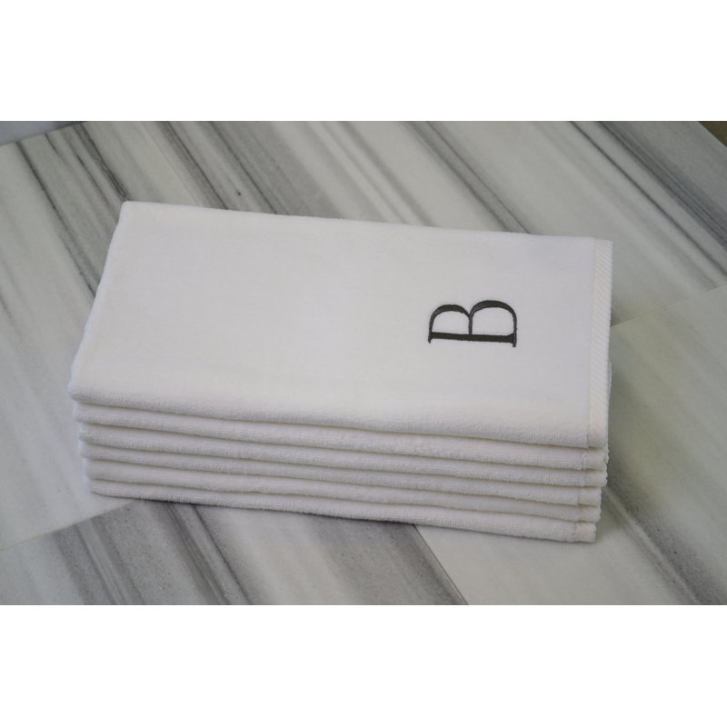 Bohanon Monogram Turkish Cotton Hand Towel, B