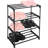 Upgrade 4-Tier Small Shoe Rack, Metal Stackable Kids Shoe Shelf Storage Shoe Stand Organizer For Closet Entryway Hallway,Zapateras Organizer For Shoes-144558434-144558435